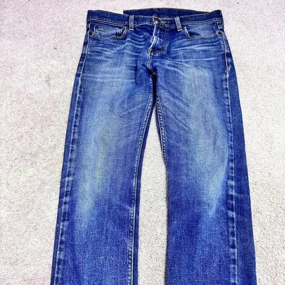 Hollister Jeans Men’s Blue Skinny Pockets Size 30x32